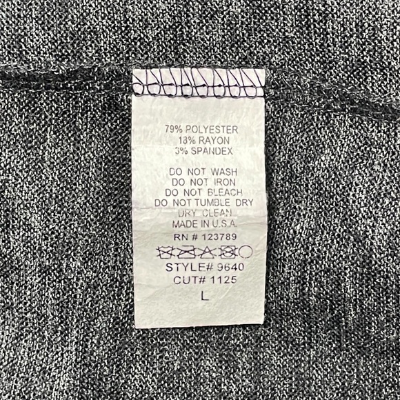 Forever 21 Heathered Gray Knit 3/4 Length Puff Sleeves Dress NWT - Picture 7 of 7